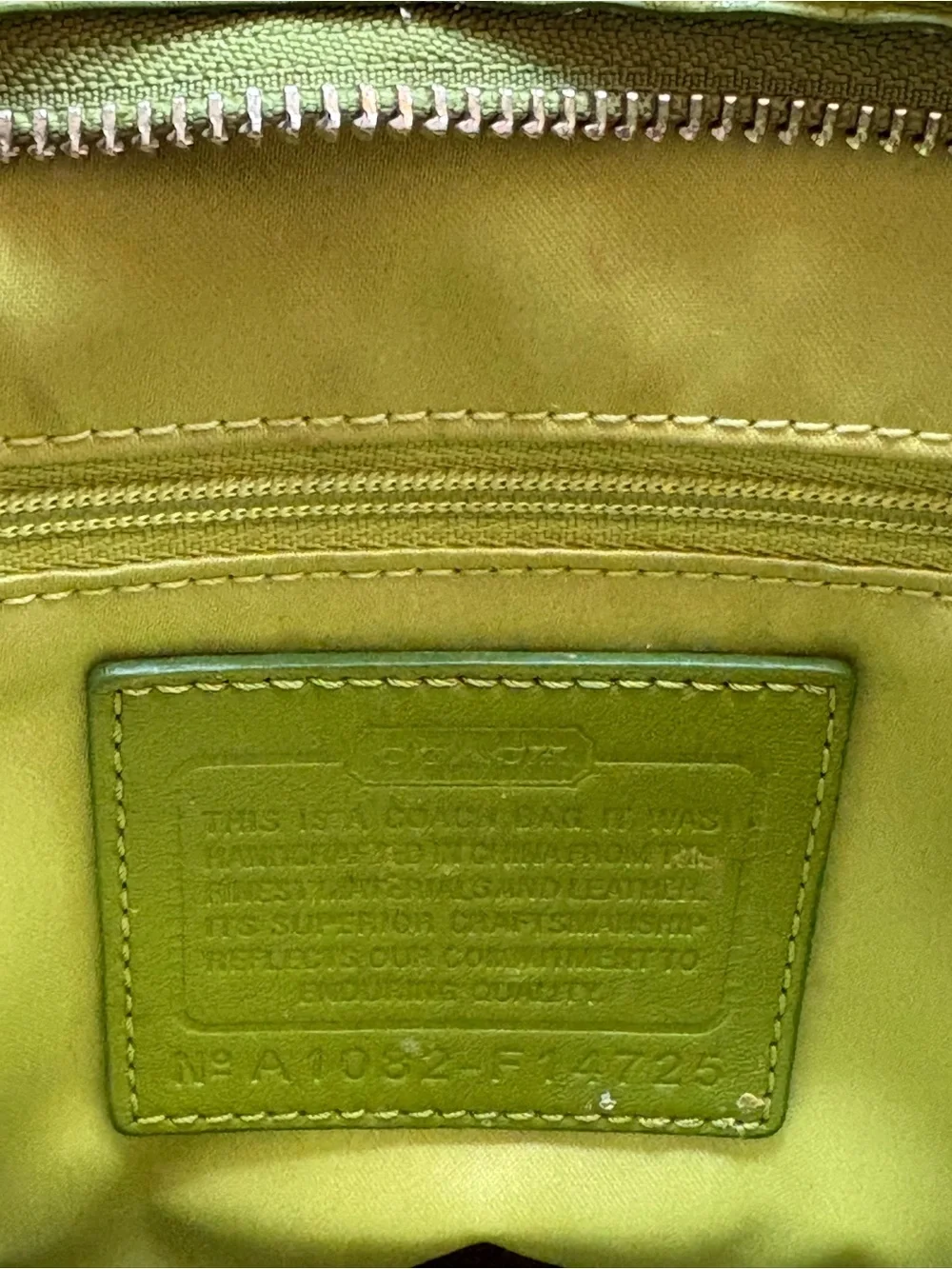 ✨RARE✨ Coach Bleecker Pink and Green Daisy Patchwork Demi Bag